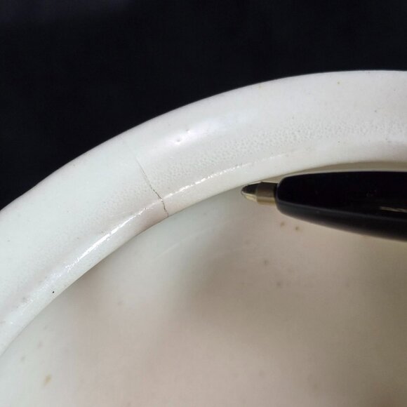 Vintage Arabia Sugar Bowl w Lid Finland Vintage Orange Poppy Red Yellow Suomi 3" - Picture 8 of 11